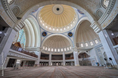 Canvas Print Mosque Masjid Wilayah Persekutuan at Kuala Lumpur Malaysia