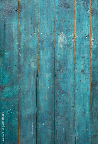 Old blue wood background