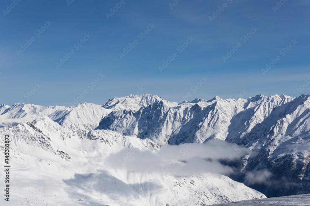Alps Panorama in Solden, Austria