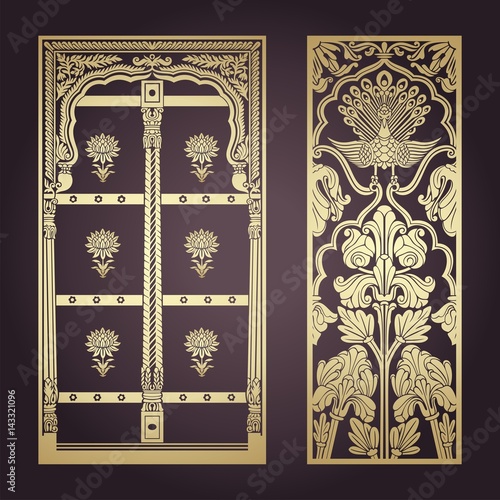 peacock motif designs, textile , Rajasthan, royal India