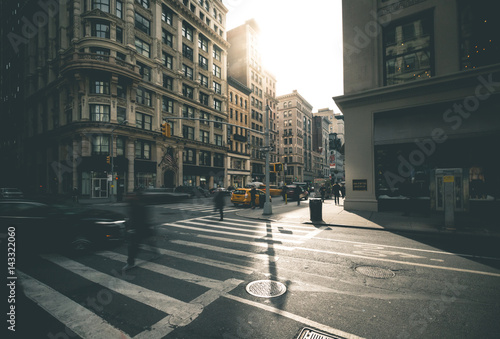 Photography Traffic on 5th Avenue - New York