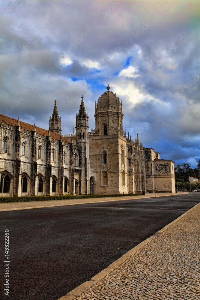 Jeronimo monastery in lisbon, portugal . unesco world heritage site