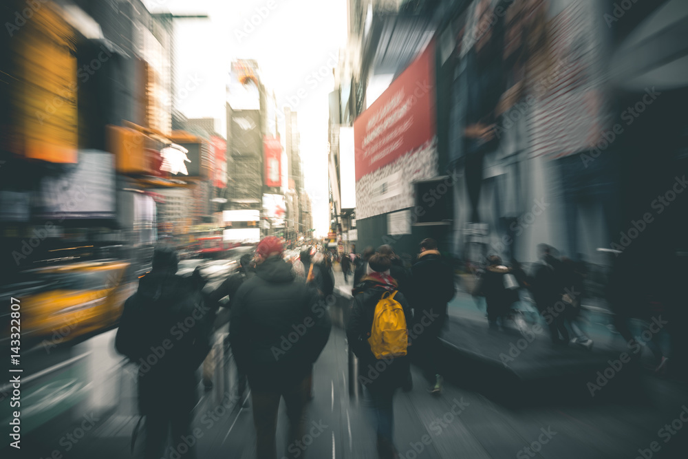 Fototapeta premium Times Square Impression - New York
