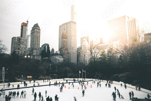 Ice Ground in Central Park - New York