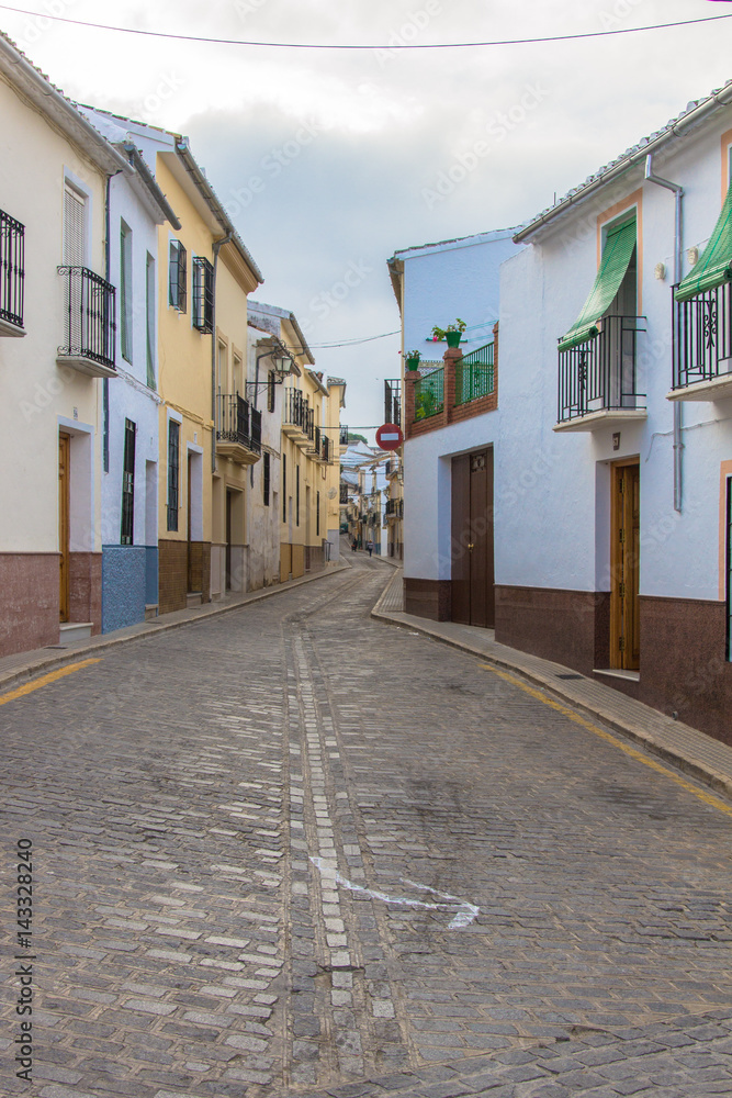 Una calle de pueblo andaluz