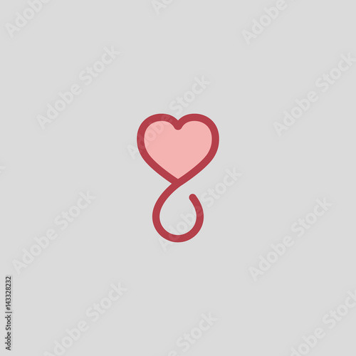 Man donates blood. Blood donation icons flat style.