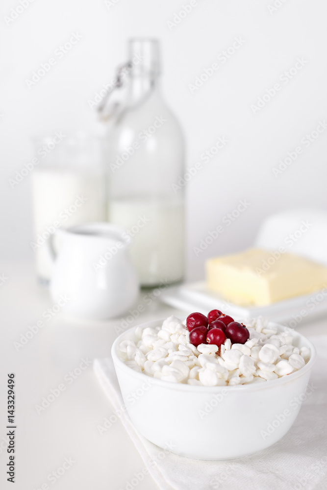 Dairy products on white table. Sour cream, milk, cheese, egg. selective focus. Dairy products on white table. Sour cream, milk, cheese, egg. selective focus.