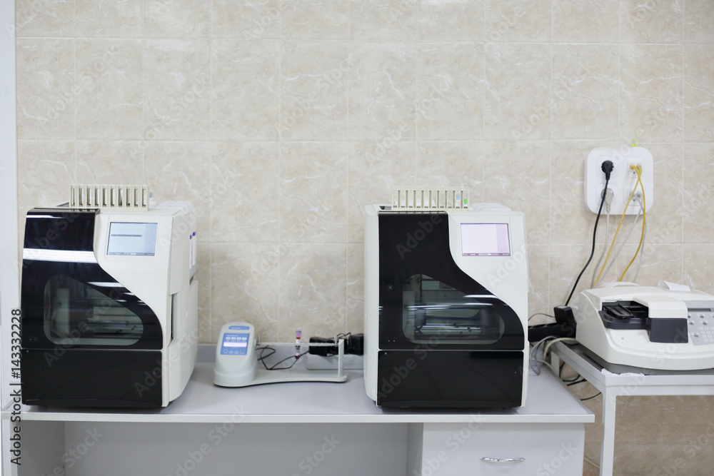 medical devices for analyzes. blood tested for AIDS and other diseases. definition of DNA. selective focus medical devices for analyzes. blood tested for AIDS and other diseases. definition of DNA. selective focus