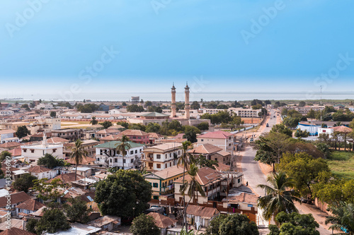 Panorama Banjulu stolicy Gambi photo
