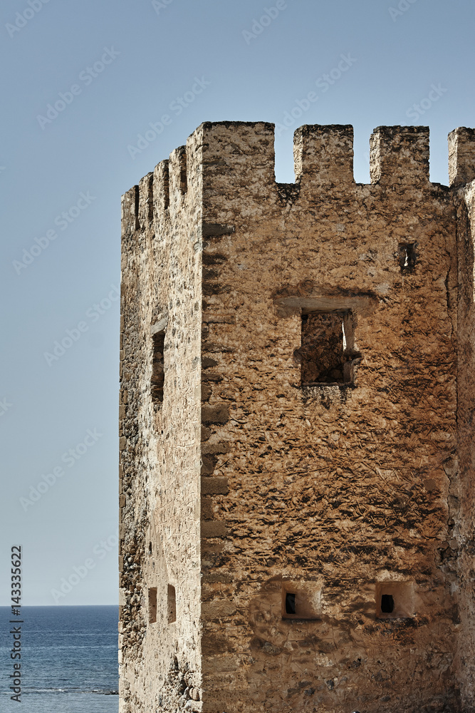 Blanks Venetian fortress walls on the island of Crete. Blanks Venetian fortress walls on the island of Crete.