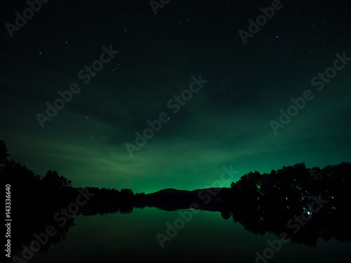 starry night at the swamp