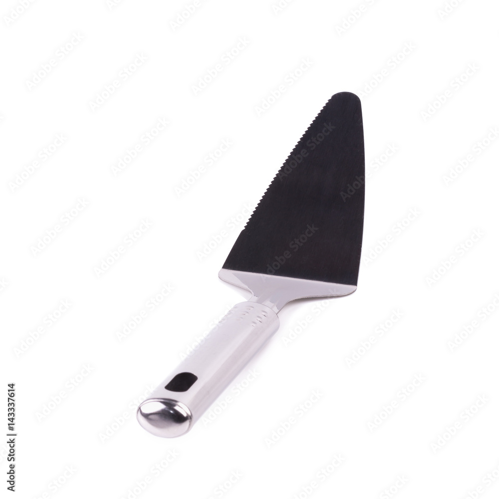 Metal Pizza Spatula Isolated on White Background Metal Pizza Spatula Isolated on White Background