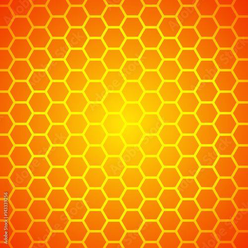 Hexagons honeycomb background abstract science design vector illustration