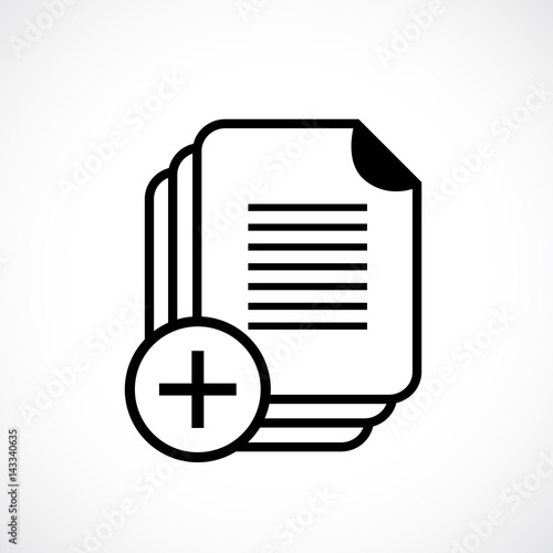 Document copy vector icon
