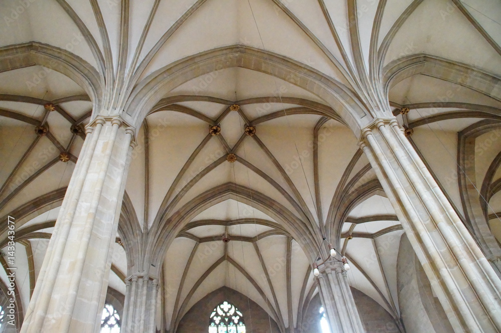 Innenansicht von einer Kirche in Erfurt Innenansicht von einer Kirche in Erfurt