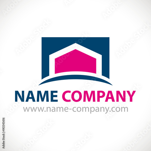 logo maison artisan construction