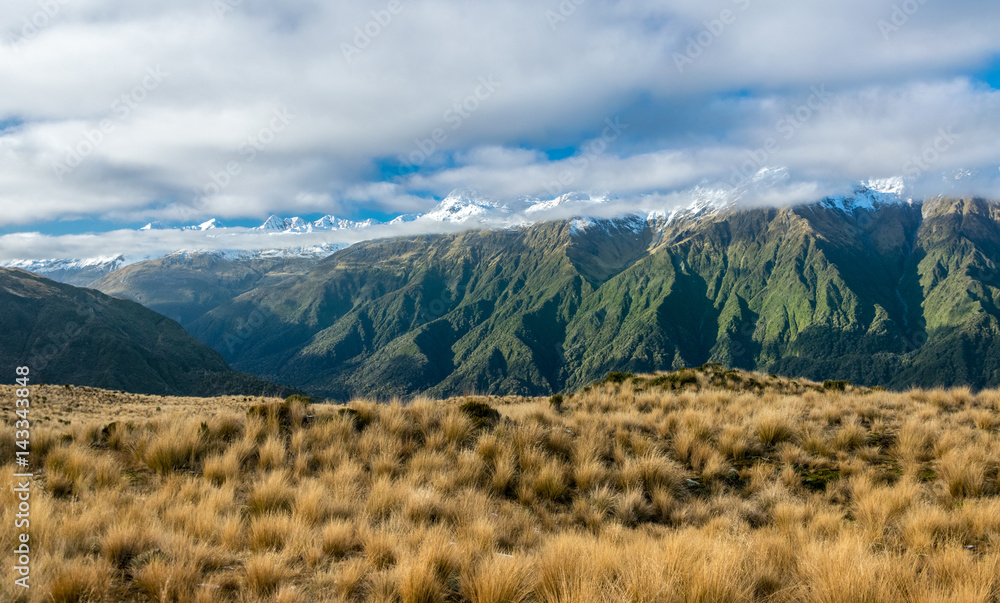 Southern alps close to Hokitika, New Zealand Southern alps close to Hokitika, New Zealand