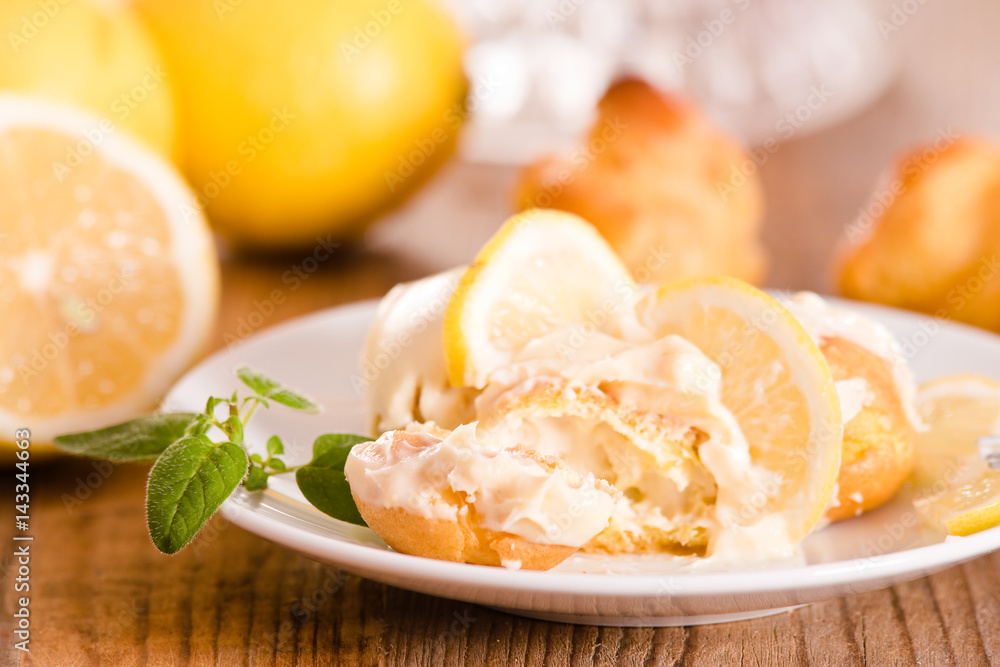 Lemon Profiteroles. Lemon Profiteroles.