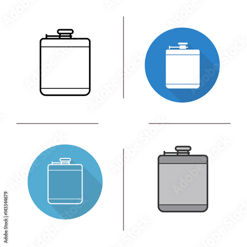 Hip flask icon