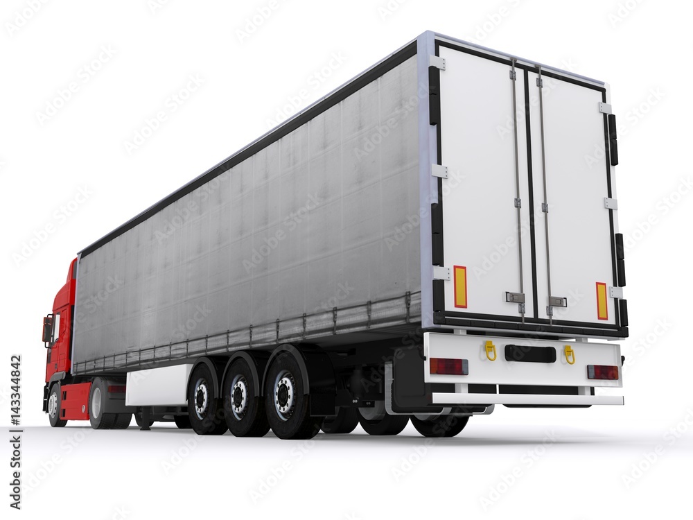 Trailer isolated Trailer isolated