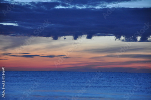 Sunrise over the Mediterranean Sea in Spain