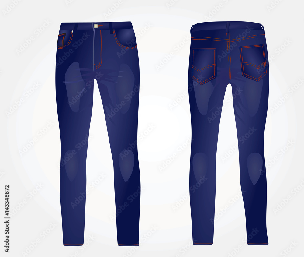 Blue jeans vector Blue jeans vector