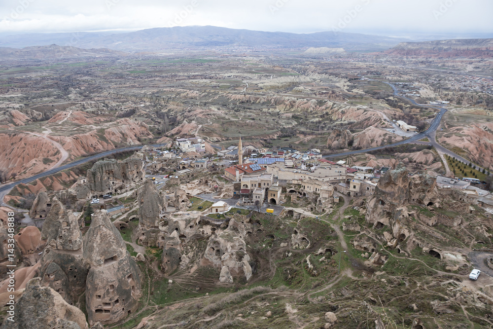 Uchisar and surrounding valleys