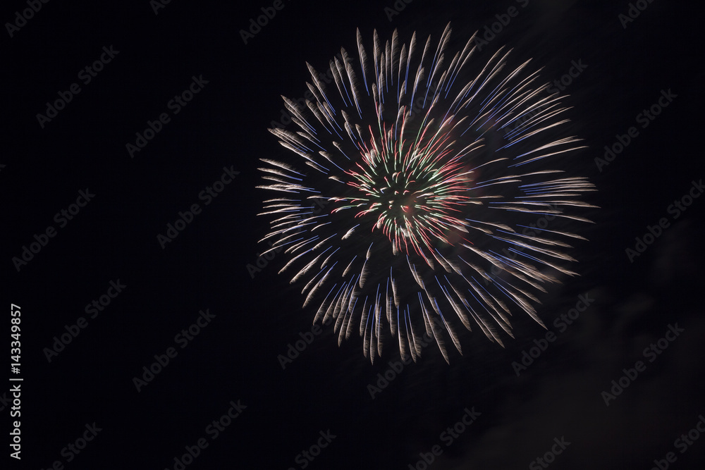 Fireworks light up the sky with dazzling display Fireworks light up the sky with dazzling display