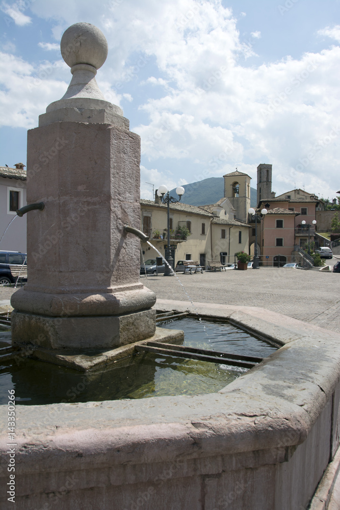 Obraz premium Cerreto di Spoleto, Perugia, Umbria, Italia