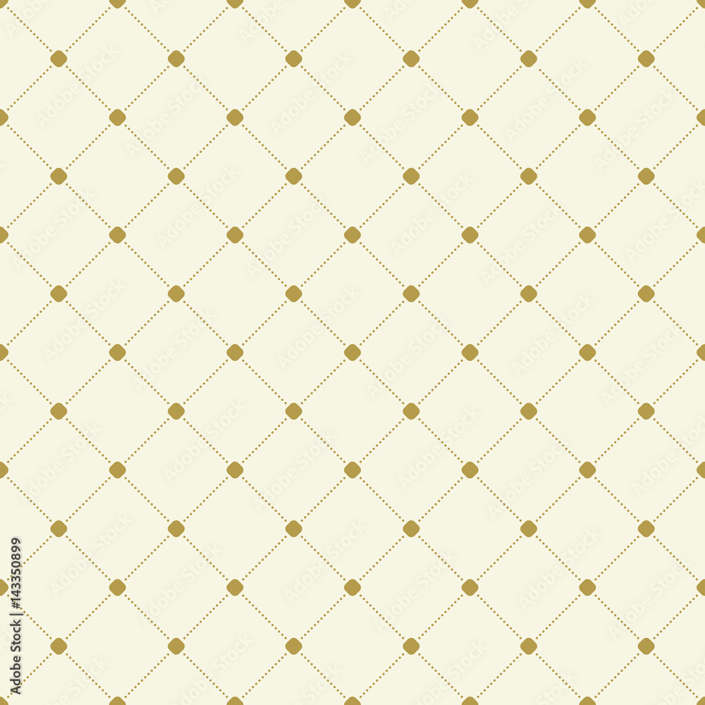 Geometric dotted vector golden pattern. Seamless abstract modern texture for wallpapers and backgrounds Geometric dotted vector golden pattern. Seamless abstract modern texture for wallpapers and backgrounds