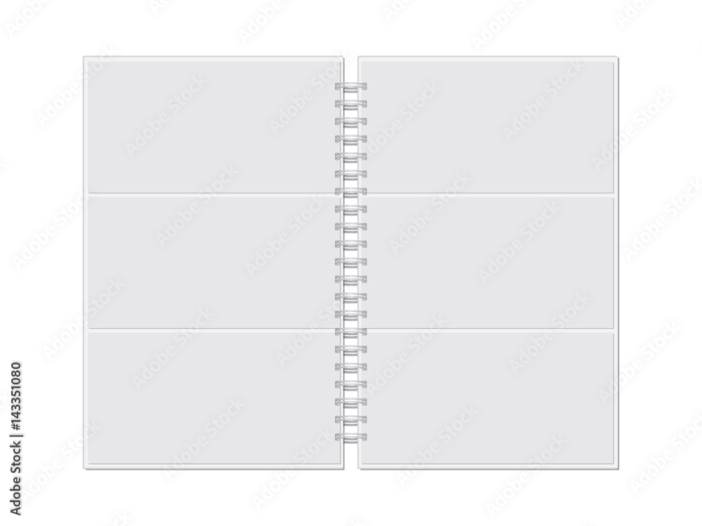 Notebook for your design and logo. Mock up Notebook for your design and logo. Mock up