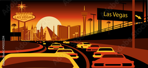 Canvas Print LasVegasCityscape2017OK