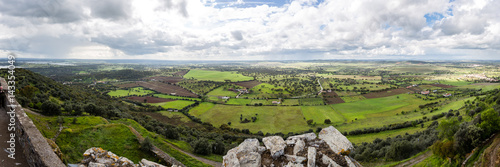 Panorama taken from the top of Reguengos de Monsaraz, Portugal photo