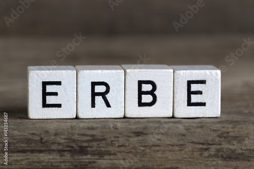 German word heritage, written in cubes