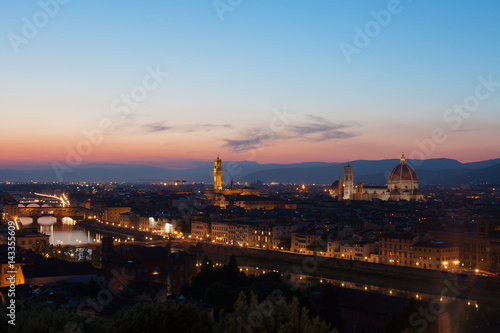 Florence on a sunset, Italy