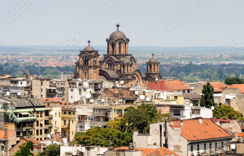 Belgrade capital city of Serbia landscape