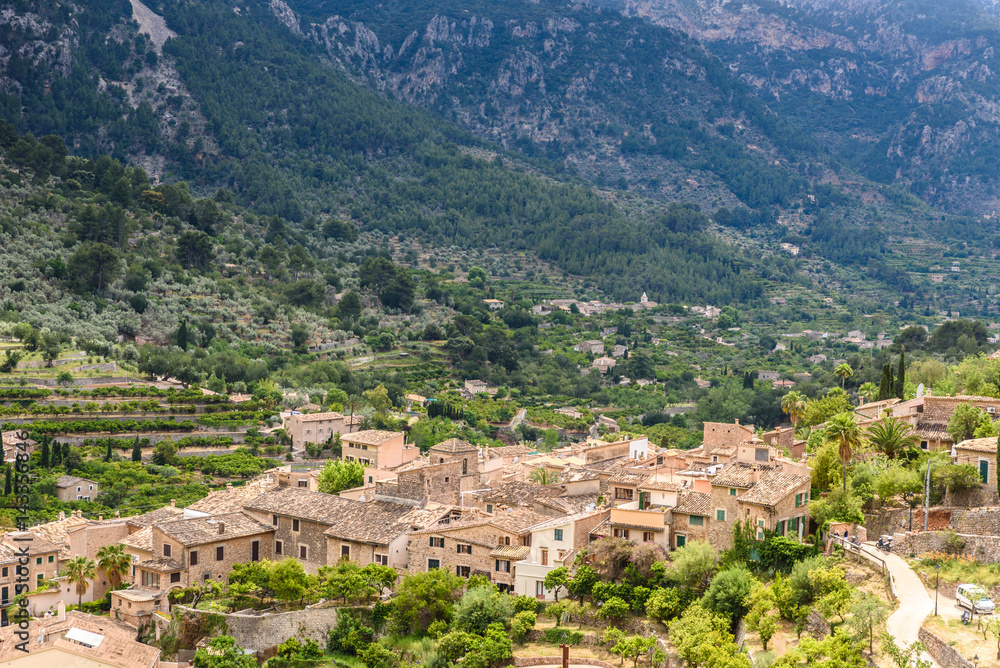 Fornalutx - historical village in the mountains of Mallorca, Spain
