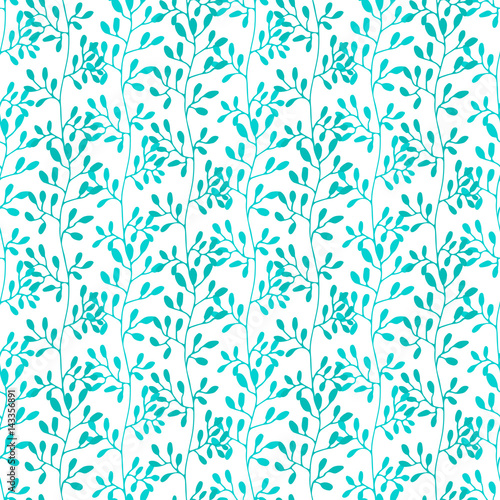 Floral seamless pattern. Nature background. Can be used for wrapping, textile, wallpaper and package design