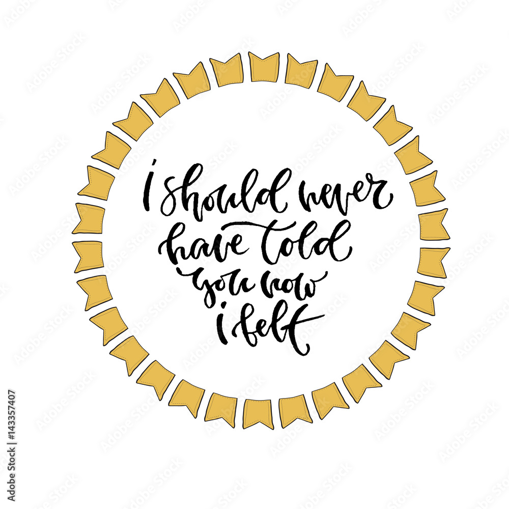 Modern vector lettering. Inspirational hand lettered quote for wall poster. Creative calligraphy phrase. Modern vector lettering. Inspirational hand lettered quote for wall poster. Creative calligraphy phrase.