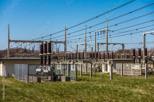 Trafospulen in einem Umspannwerk zur Weiterverteilung von Hochspannung zur Energieversorgung © Andy Ilmberger