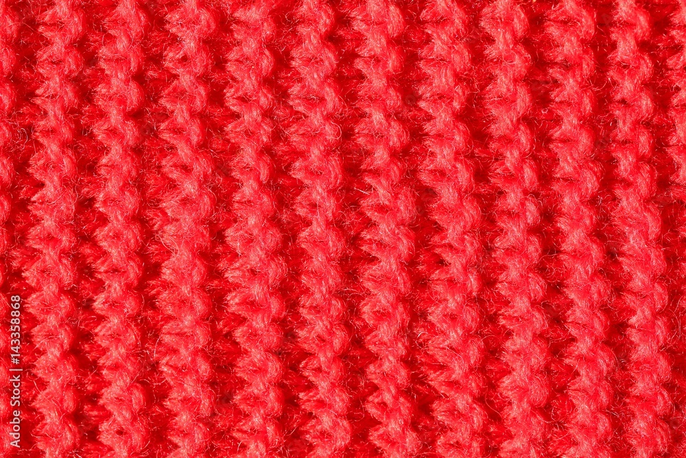 background of Red wool