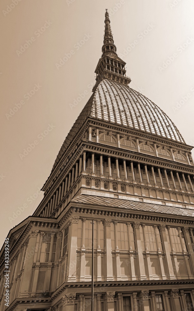 historical monument called the Mole Antonelliana in Turin City