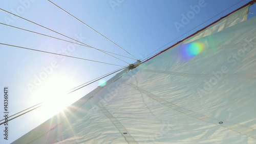 Sail Flapping in the Wind photo