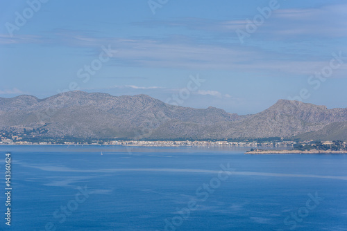 Port de Pollenca - beautiful beach and coast of Mallorca, Spain
