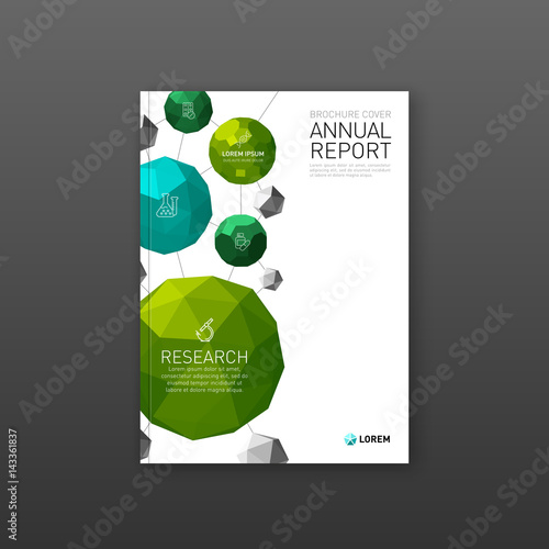 Medical brochure cover template, flyer design layout. Applicable for catalog, leaflet, flyer or poster for pharmacy business.