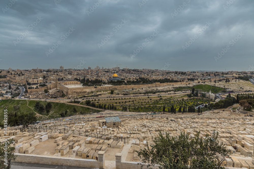 Jewish Cemetery on the Mount of Olives