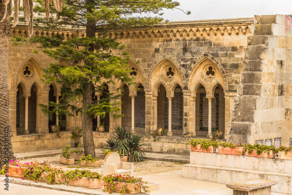 Obraz premium The Church of the Peter Noster in Jerusalem