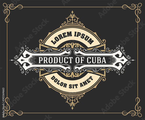vintage logo template