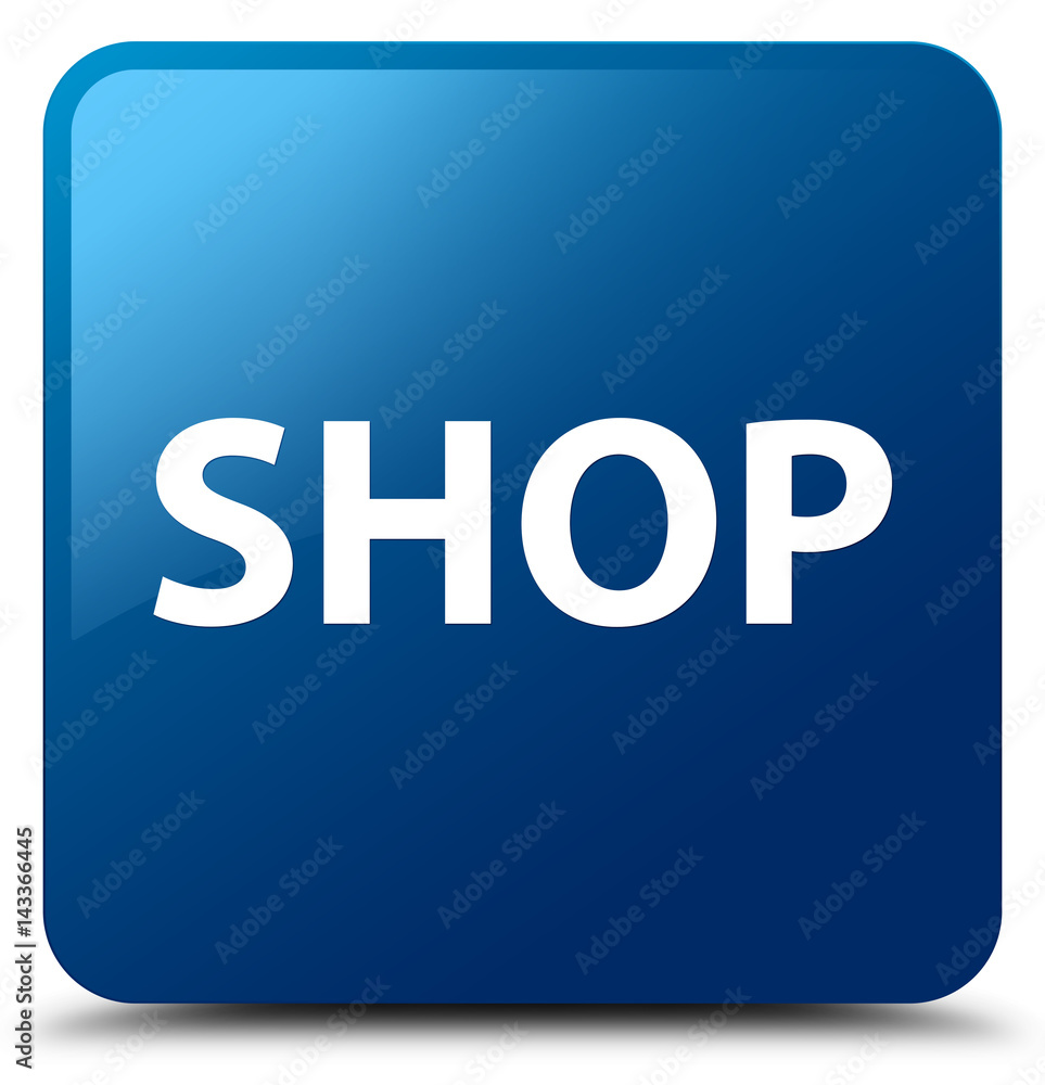 Shop blue square button