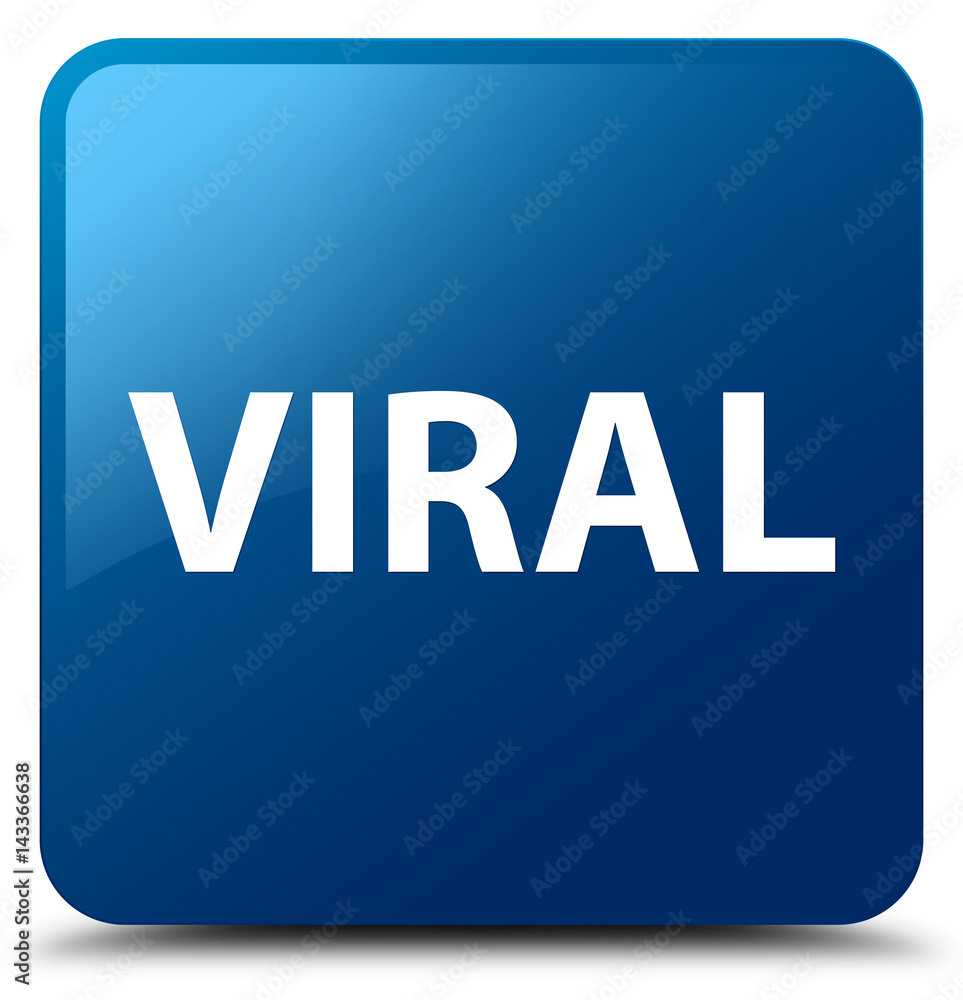 Viral blue square button